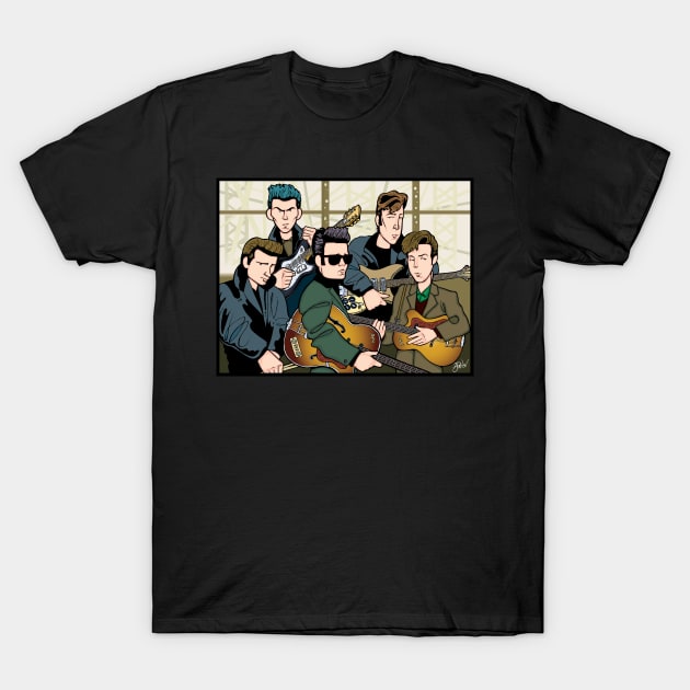 The Beatles in Hamborg T-Shirt by Parisi Studios